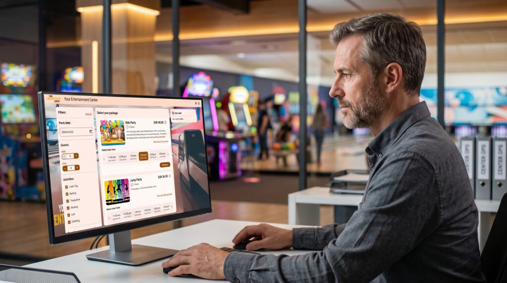 Best family entertainment center software: FEC operator comparing venue management platforms